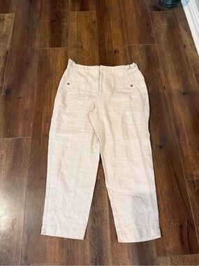 ATHLETA Voyager Linen Pants - size 14